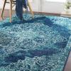 imageLivabliss Zephyrus Area Rug 710quot x 112quot TealBlue67 x 96