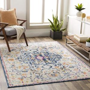 imageArtistic Weavers Carldale NavyBeige Area Rug 7 ft 10 in x 10 ft