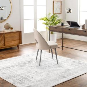 imageLivabliss Desta Vintage Oriental Area Rug10 x 14BlueWhiteCharcoal