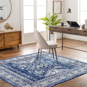 imageLivabliss Desta Vintage Oriental Area Rug10 x 14BlueWhiteNavy