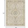 imageArtistic Weavers Lillian Washable Medallion Area Rug2 x 3Ivory102 x 710 Rectangular