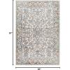 imageArtistic Weavers Marvel Vintage Oriental Area Rug 53quot x 73quot GrayBlueOrange