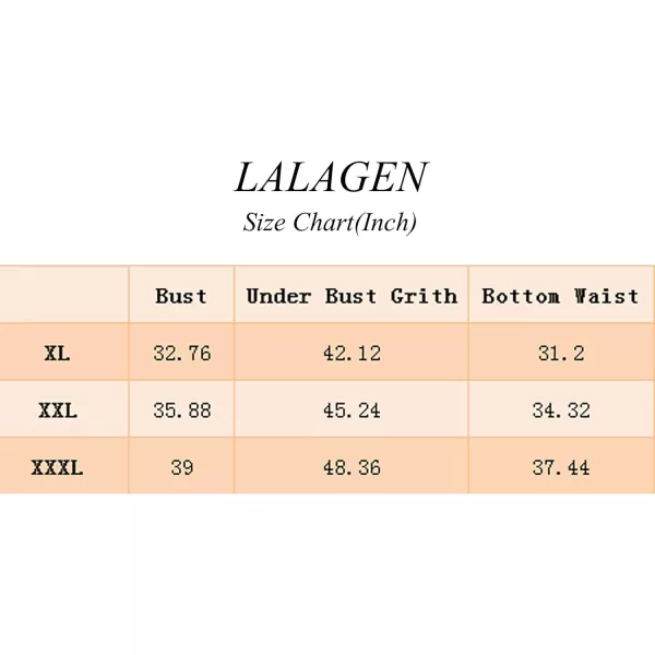 LALAGEN Women Plus Size Tankini Swimsuit Two Pieces Halter V Neck Ruched Swimwear Bathing SuitLALAGEN Women Plus Size Tankini Swimsuit Two Pieces Halter V Neck Ruched Swimwear Bathing Suit