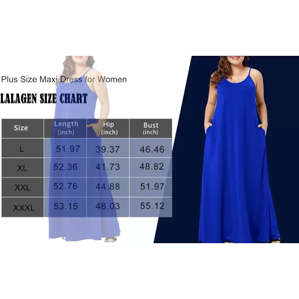 LALAGEN Womens Plus Size Maternity Maxi Dress Summer Casual Sleeveless Pockets Loose Long DressesLALAGEN Womens Plus Size Maternity Maxi Dress Summer Casual Sleeveless Pockets Loose Long Dresses