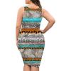 imageLALAGEN Womens Plus Size Casual Tank Dress Sexy Sleeveless Bodycon Party Midi Dress