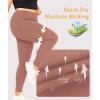 imageLALAGEN Plus Size Leggings for Women with PocketsHigh Waisted 78 Leggings Tummy Control Workout Gym Yoga PantsBriar Rose