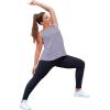 imageLALAGEN Plus Size Womens Workout Tank Tops Sleeveless Flowy Yoga Athletic Running ShirtsZgray Blue