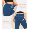 imageLALAGEN Women Plus Size Biker Shorts with Pockets  Tummy Control Gym Workout Running Yoga Volleyball Athletic ShortsDark Blue