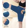 imageLALAGEN Women Plus Size Biker Shorts with Pockets  Tummy Control Gym Workout Running Yoga Volleyball Athletic ShortsZdark Blue
