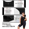 imageLALAGEN Plus Size Womens Workout Tank Tops Sleeveless Summer Loose Fit Flowy Yoga Athletic Running ShirtsBlack