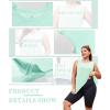 imageLALAGEN Plus Size Womens Workout Tank Tops Sleeveless Summer Loose Fit Flowy Yoga Athletic Running ShirtsLight Green
