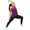 imageLALAGEN Plus Size Womens Workout Tank Tops Sleeveless Summer Loose Fit Flowy Yoga Athletic Running ShirtsZgemstone Purple
