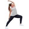 imageLALAGEN Plus Size Womens Workout Tank Tops Sleeveless Summer Loose Fit Flowy Yoga Athletic Running ShirtsZgray