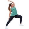 imageLALAGEN Plus Size Womens Workout Tank Tops Sleeveless Summer Loose Fit Flowy Yoga Athletic Running ShirtsZlake Green