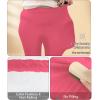 imageLALAGEN Women Plus Size Biker Shorts with Pockets  Tummy Control Gym Workout Running Yoga Volleyball Athletic ShortsHot Pink