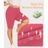 imageLALAGEN Women Plus Size Biker Shorts with Pockets  Tummy Control Gym Workout Running Yoga Volleyball Athletic ShortsHot Pink