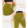 imageLALAGEN Women Plus Size Biker Shorts with Pockets  Tummy Control Gym Workout Running Yoga Volleyball Athletic ShortsMoss Green