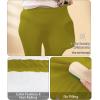 imageLALAGEN Women Plus Size Biker Shorts with Pockets  Tummy Control Gym Workout Running Yoga Volleyball Athletic ShortsMoss Green