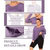 imageLALAGEN Womens UPF 50 Sun Shirts Plus Size Long Sleeve UV Protection Workout Tops Quick Dry Athletic Hiking ShirtZlight Purple