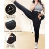 imageLALAGEN Plus Size Leggings for Women with PocketsHigh Waisted Compression Tummy Control Workout Gym 78 Length Yoga PantsBlack