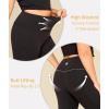 imageLALAGEN Plus Size Leggings for Women with PocketsHigh Waisted Compression Tummy Control Workout Gym 78 Length Yoga PantsBlack