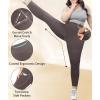 imageLALAGEN Plus Size Leggings for Women with PocketsHigh Waisted Compression Tummy Control Workout Gym 78 Length Yoga PantsGrey