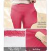 imageLALAGEN Plus Size Leggings for Women with PocketsHigh Waisted Compression Tummy Control Workout Gym 78 Length Yoga PantsHot Pink