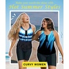 image:imageWomens 2026 Plus Size Tankini Swimsuits Rash Guard Capris Athletic Two Piece Swimwear Bathing Suits for Women S5XBlack Blue
