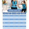 image:imageWomens 2026 Plus Size Tankini Swimsuits Rash Guard Capris Athletic Two Piece Swimwear Bathing Suits for Women S5XBlack Blue