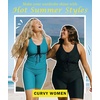 image:imageWomens 2026 Plus Size Tankini Swimsuits Rash Guard Capris Athletic Two Piece Swimwear Bathing Suits for Women S5XSolid Black