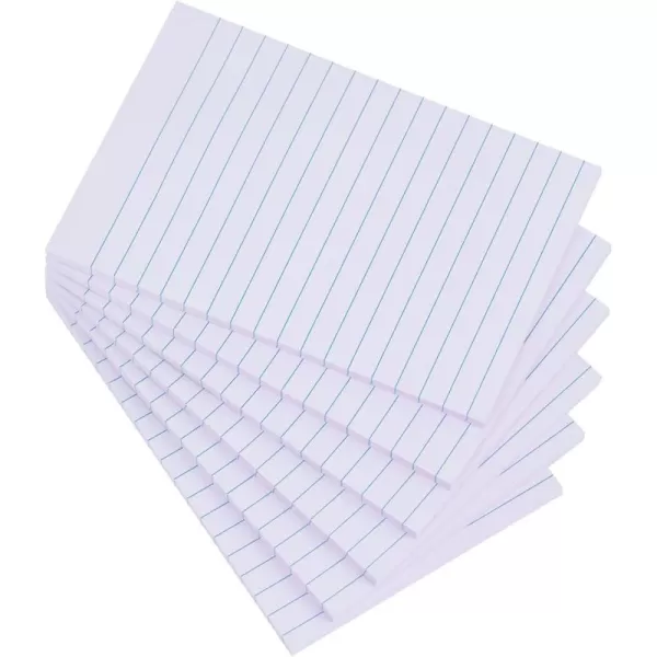 Vanpad Lined Sticky Notes 4X6 in Light sky blue Ruled Stickies Super Sticking Power Memo Pads Strong Adhesive 6 PadsPack 45 SheetspadLight Purple Pink