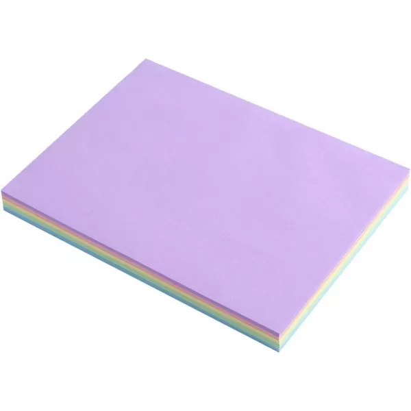 Vanpad Sticky Notes 6x8 in Bright Stickies Colorful Super Sticking Power Memo Pads Strong Adhesive 5 PadsPack 28 Sheetspad6x8 Pastel
