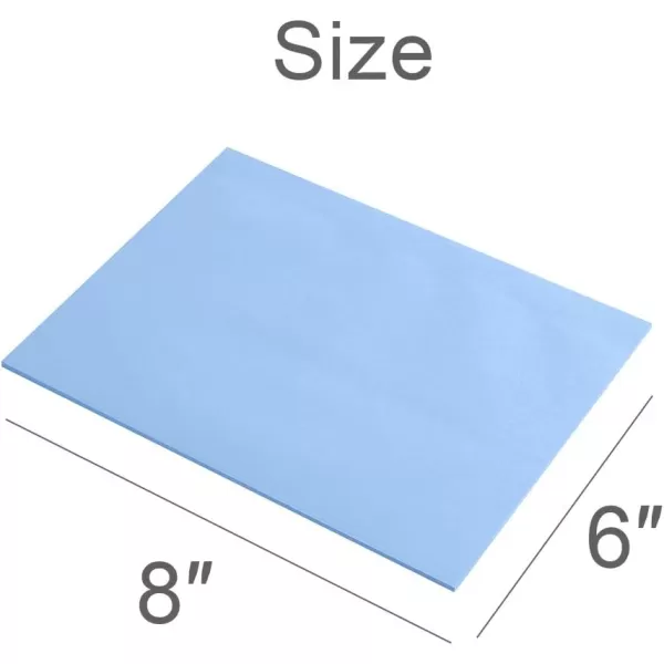 Vanpad Sticky Notes 6x8 in Bright Stickies Colorful Super Sticking Power Memo Pads Strong Adhesive 5 PadsPack 28 Sheetspad6x8 Pastel