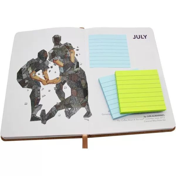 Lined Sticky Notes 3x3 in Bright Ruled Post Stickies Colorful Super Sticking Power Memo Pads 82 Sheetspad 8 PadsPackBright