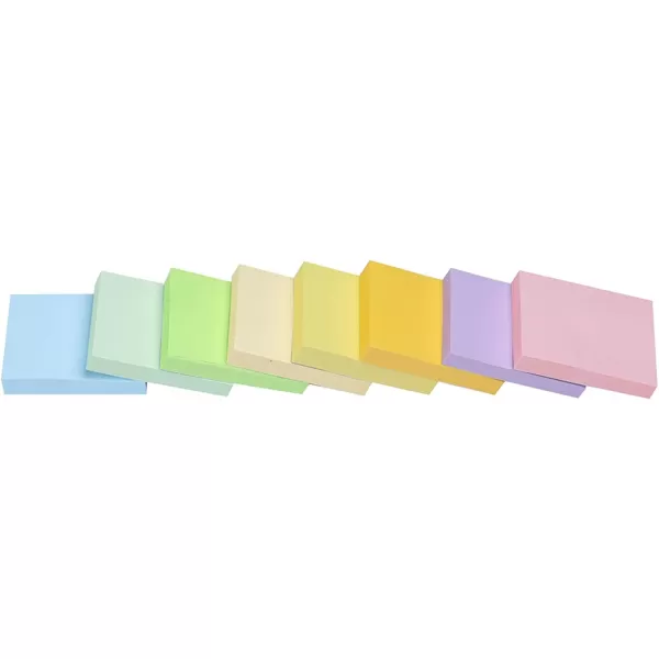 Vanpad Sticky Notes 15x2 Inches Light Colors SelfStick Pads 24 Pack 75 SheetsPad24