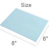 imageVanpad Lined Sticky Notes 6X8 in Pastel Ruled Post Stickies Super Sticking Power Memo Pads Strong Adhesive 5 PadsPack 28 Sheetspad6x8 Pastel Lined