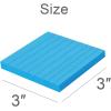 imageLined Sticky Notes 3x3 in Bright Ruled Stickies Colorful Super Sticking Power Memo Pads 82 Sheetspad 8 PadsPackLight