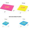 imageVanpad 15 Pack Super Sticky Notes Bright Colors SelfStick Pads Easy to Post for Home Office Notebook