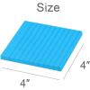 imageVanpad Lined Sticky Notes 4X4 in Pastel Ruled Post Stickies Super Sticking Power Memo Pads Strong Adhesive 6 PadsPack 72 Sheetspad4x4 Bright Lined