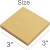 imageVanpad Sticky Notes 3x3 InchesKraft Paper SelfStick Pads Easy to Post for Home Office Notebook 8 PadsPack
