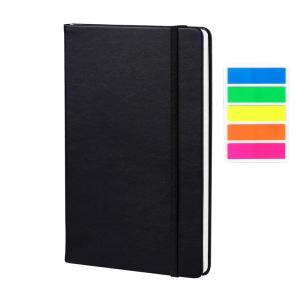 imageVanpad Hardcover Lined Journal 83quot x 55quot Sturdy Classic A5 Writing Notebook Ruled Medium Smooth Note Book Flat 100 gsm Thick Paper No Bleed Leather Cover with Bookmarks and Inner Pockets Black
