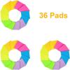 image12 Pads Lined Sticky Notes 4x4 in 6 Bright Colors SelfStick Note Pads Strong Adhesive 47 SheetsPad36
