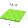 image12 Pads Lined Sticky Notes 4x4 in 6 Bright Colors SelfStick Note Pads Strong Adhesive 47 SheetsPad36