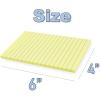image12 Pads Sticky Notes 4X6 in Yellow Stickies Super Sticking Power Memo Pads Strong Adhesive36