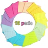 image:image18 Pack Lined Sticky Notes 4x6 inLarge Notepads with LinesRuled Stickies Super Sticking PowerOffice School Memo Note Pads Bright ColorsPost on Windows DoorsRecyclableEasy to Write onMulti Color