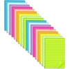 image:image18 Pack Lined Sticky Notes 4x6 inLarge Notepads with LinesRuled Stickies Super Sticking PowerOffice School Memo Note Pads Bright ColorsPost on Windows DoorsRecyclableEasy to Write onMulti Color