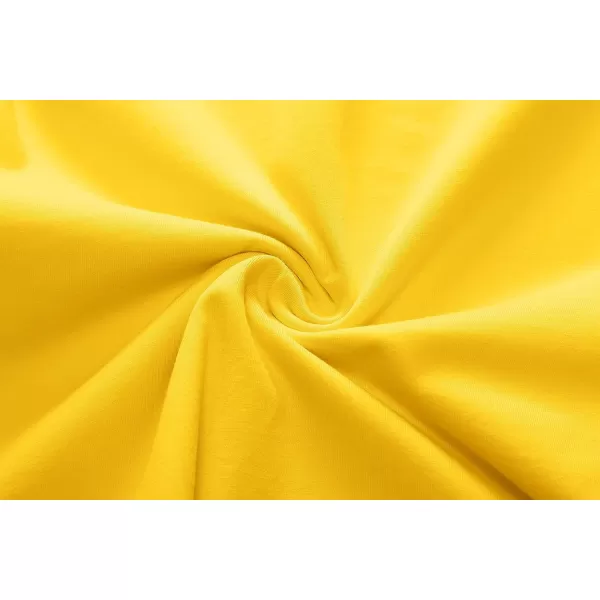 Herou Women Fit and Flare Dress Casual Summer A line Scoop Neck Skater Dress Yellow XLargeHerou Women Fit and Flare Dress Casual Summer A line Scoop Neck Skater Dress Yellow XLarge