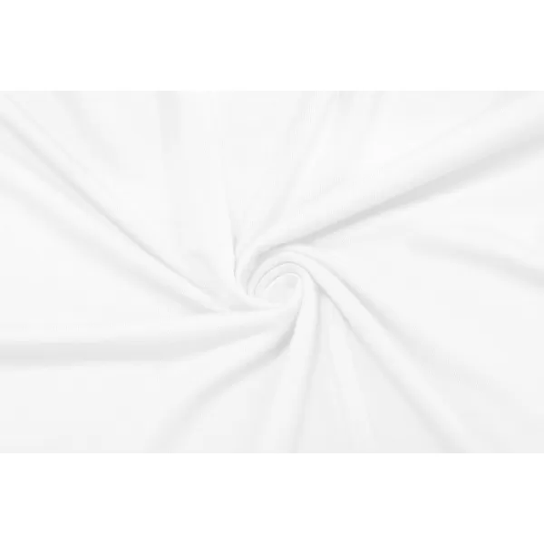 Herou Women Long Sleeve Crop Top Turtleneck Soft Lightweight Basic Slim Fit Tops1white