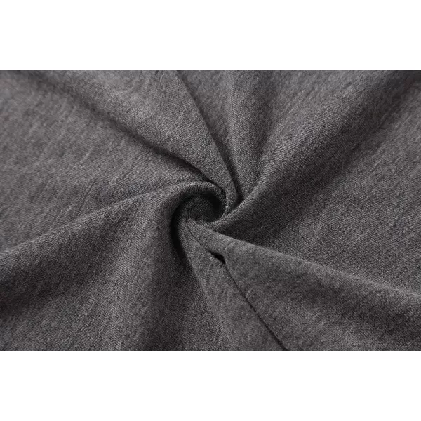 Herou Women Long Sleeve Crop Top Turtleneck Soft Lightweight Basic Slim Fit Tops2gray