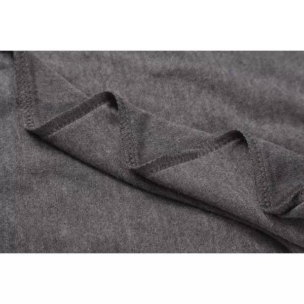 Herou Women Long Sleeve Crop Top Turtleneck Soft Lightweight Basic Slim Fit Tops2gray